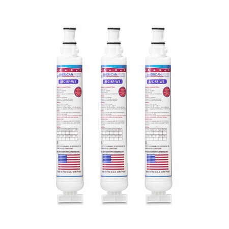 American Filter Co Kenmore 046-9915 Comparable Refrigerator Water Filters (made by Model number AFCAFC-RF-W3), 3PK 046-9915-AFC-RF-W3-3-70817
